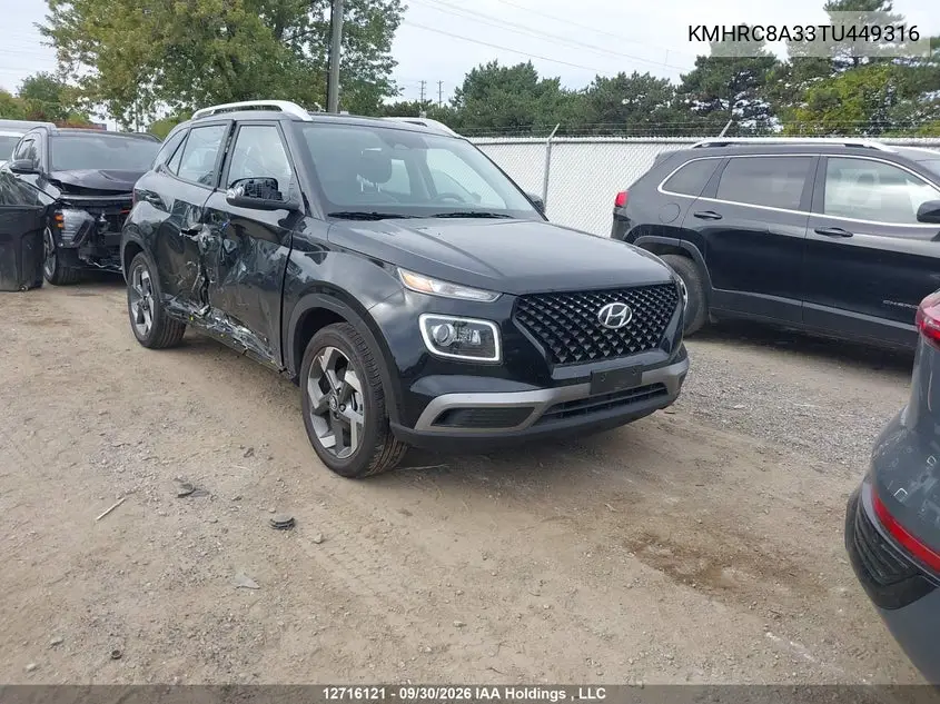 HYUNDAI VENUE 2026, VIN KMHRC8A33TU449316