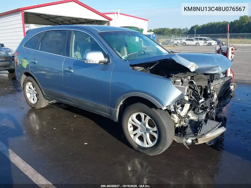 HYUNDAI VERACRUZ 2008, VIN KM8NU13C48U076567