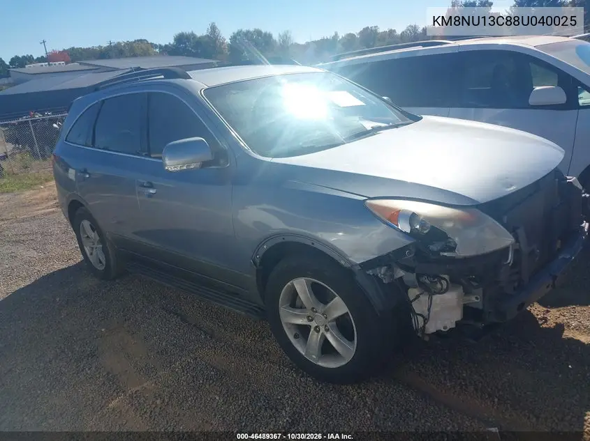 HYUNDAI VERACRUZ 2008, VIN KM8NU13C88U040025
