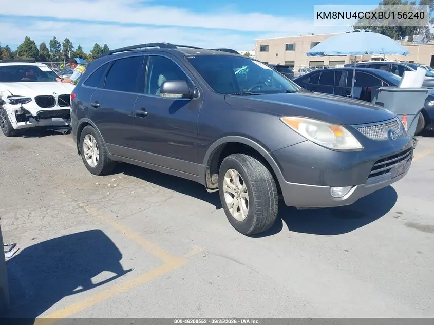 HYUNDAI VERACRUZ 2011, VIN KM8NU4CCXBU156240