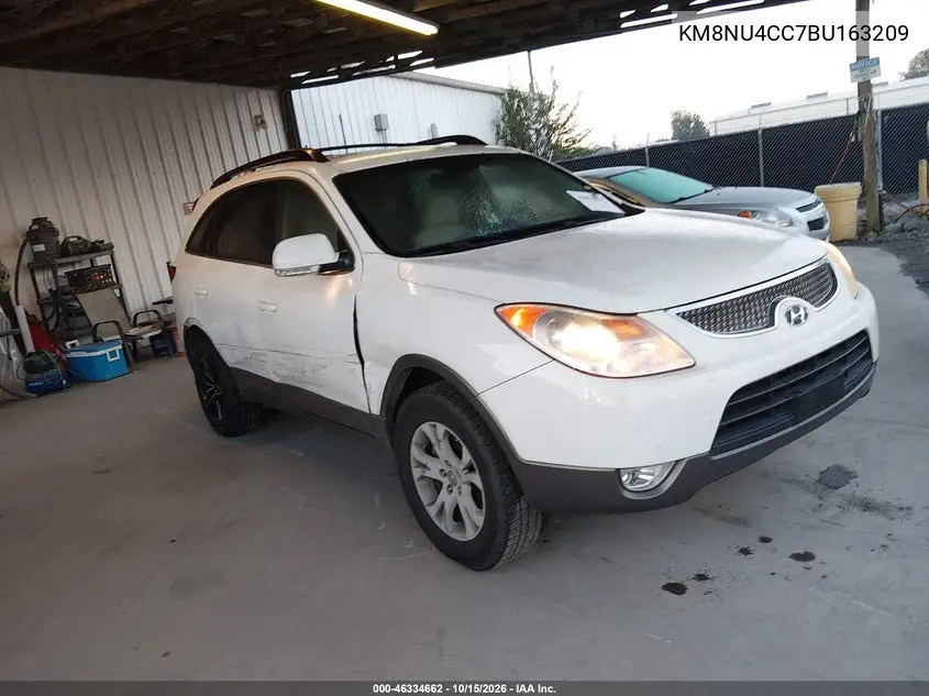 HYUNDAI VERACRUZ 2011, VIN KM8NU4CC7BU163209