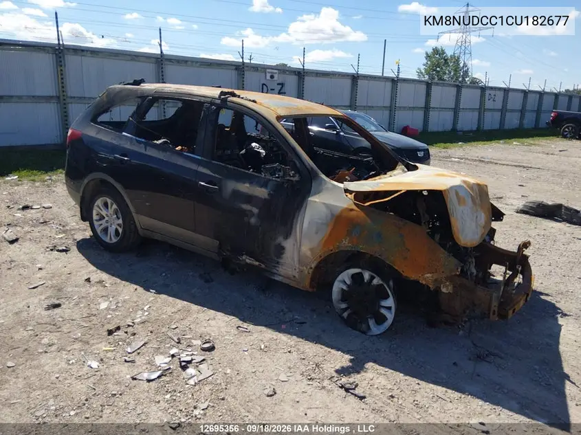 HYUNDAI VERACRUZ 2012, VIN KM8NUDCC1CU182677