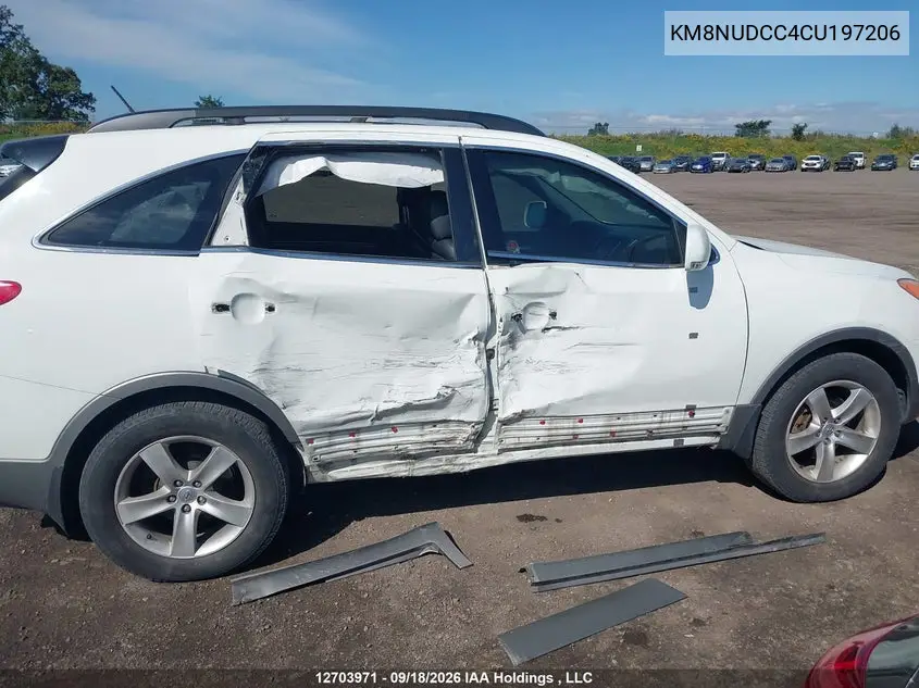 2012 HYUNDAI VERACRUZ VIN KM8NUDCC4CU197206 — фото 14