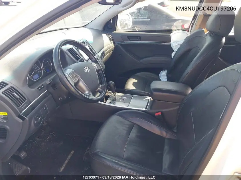 2012 HYUNDAI VERACRUZ VIN KM8NUDCC4CU197206 — фото 5