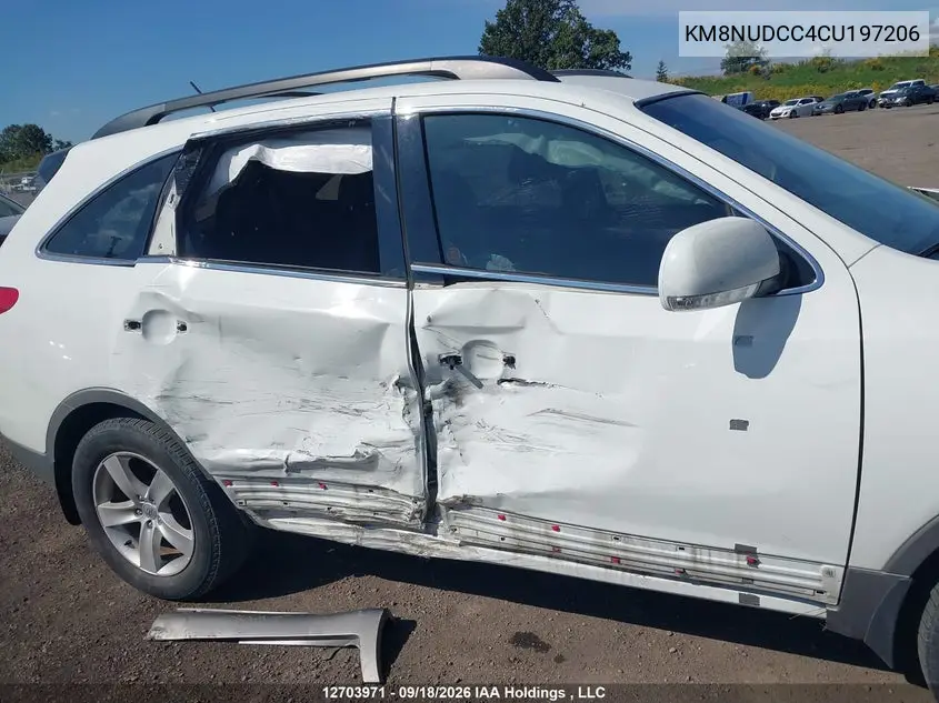 2012 HYUNDAI VERACRUZ VIN KM8NUDCC4CU197206 — фото 6