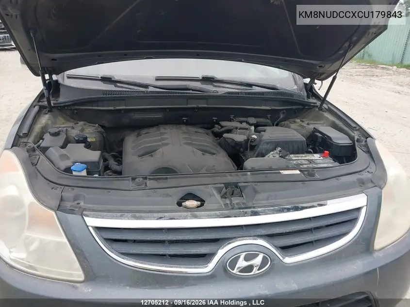 2012 HYUNDAI VERACRUZ VIN KM8NUDCCXCU179843 — фото 10