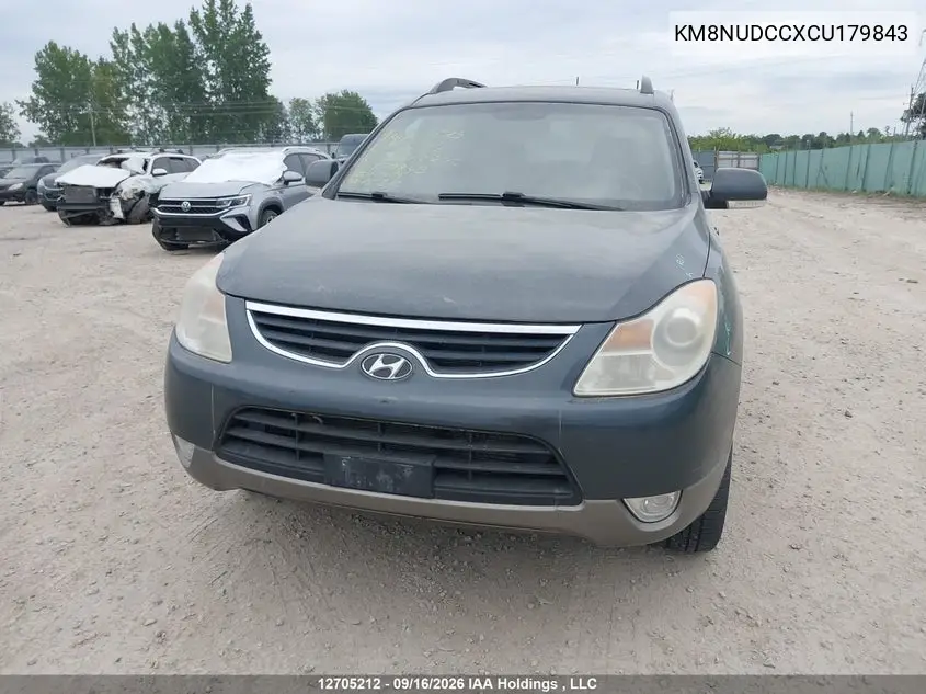 2012 HYUNDAI VERACRUZ VIN KM8NUDCCXCU179843 — фото 12