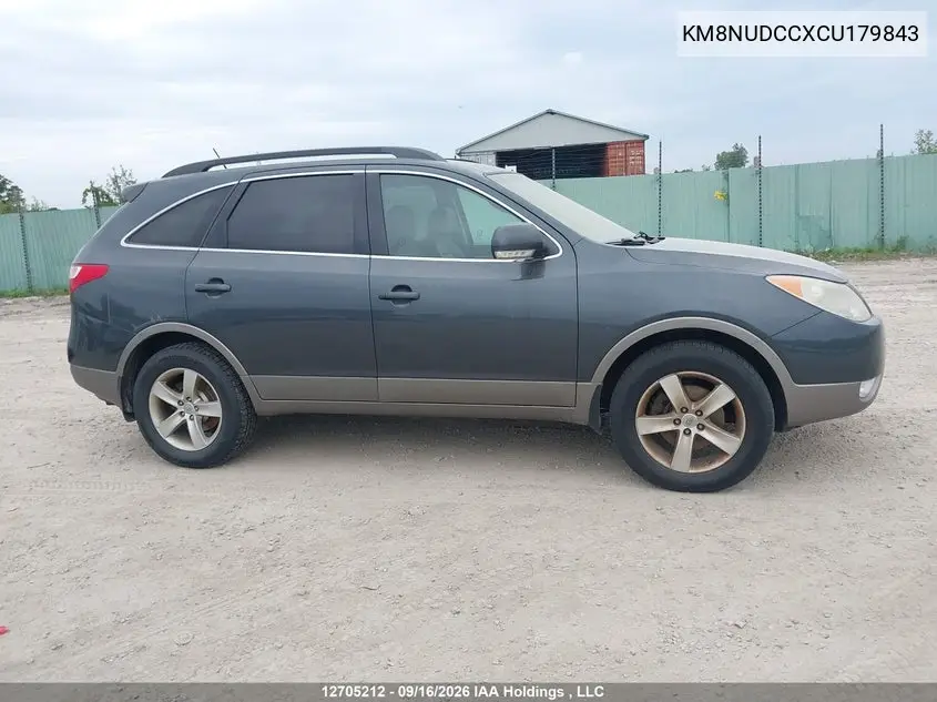 2012 HYUNDAI VERACRUZ VIN KM8NUDCCXCU179843 — фото 13
