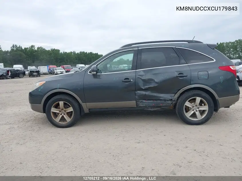 2012 HYUNDAI VERACRUZ VIN KM8NUDCCXCU179843 — фото 14
