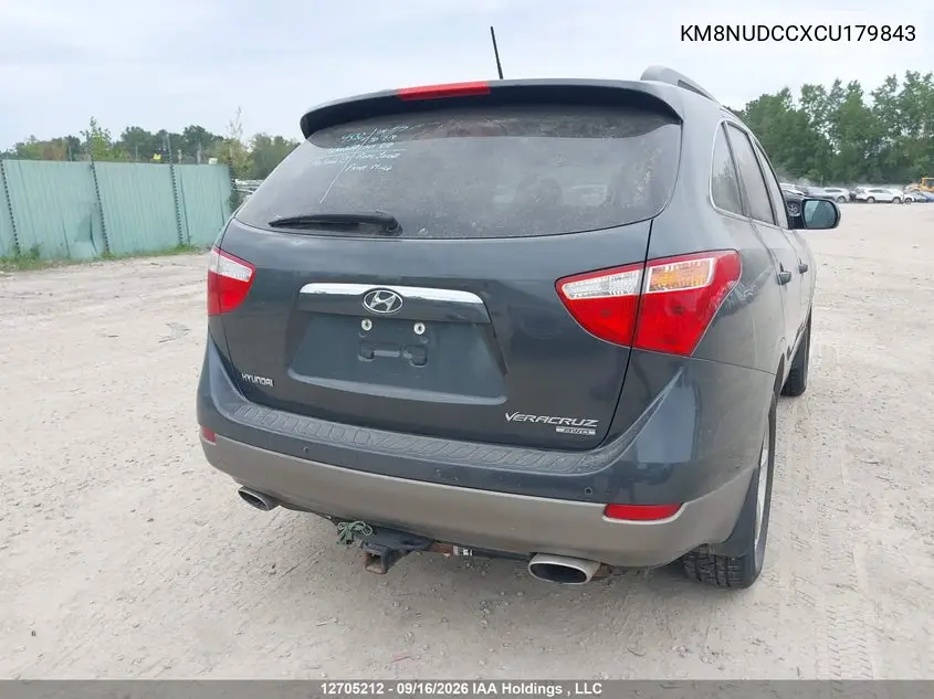 2012 HYUNDAI VERACRUZ VIN KM8NUDCCXCU179843 — фото 16