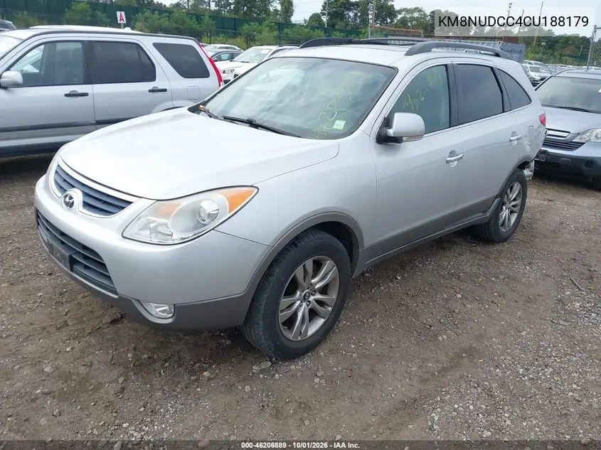 2012 HYUNDAI VERACRUZ VIN KM8NUDCC4CU188179 — фото 2