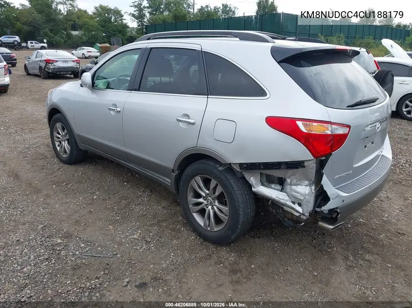 2012 HYUNDAI VERACRUZ VIN KM8NUDCC4CU188179 — фото 3