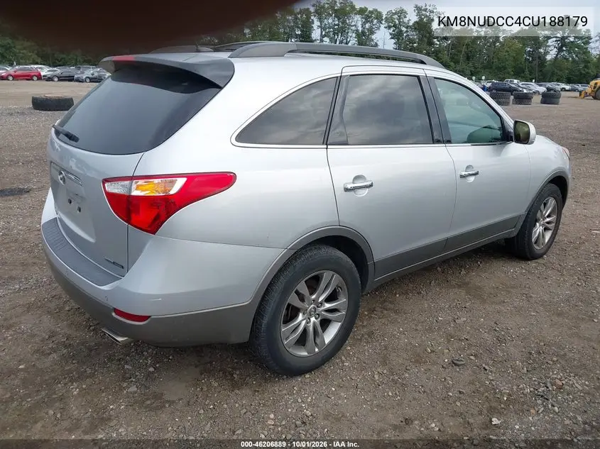 2012 HYUNDAI VERACRUZ VIN KM8NUDCC4CU188179 — фото 4