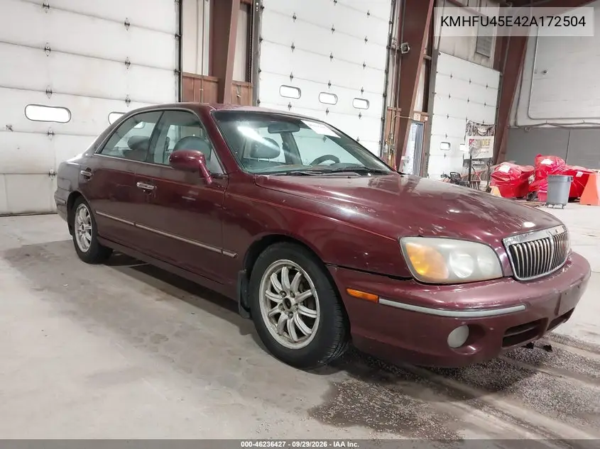 HYUNDAI XG 2002, VIN KMHFU45E42A172504