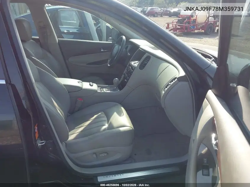 2008 INFINITI EX VIN JNKAJ09F78M359731 — фото 5