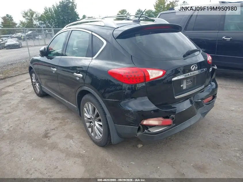 2009 INFINITI EX VIN JNKAJ09F19M950980 — фото 3