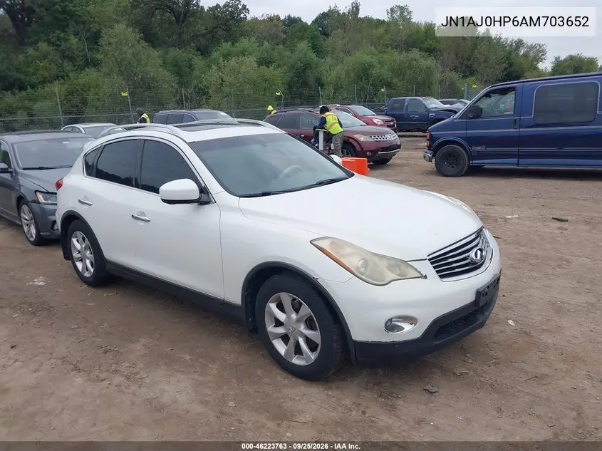 INFINITI EX 2010, VIN JN1AJ0HP6AM703652