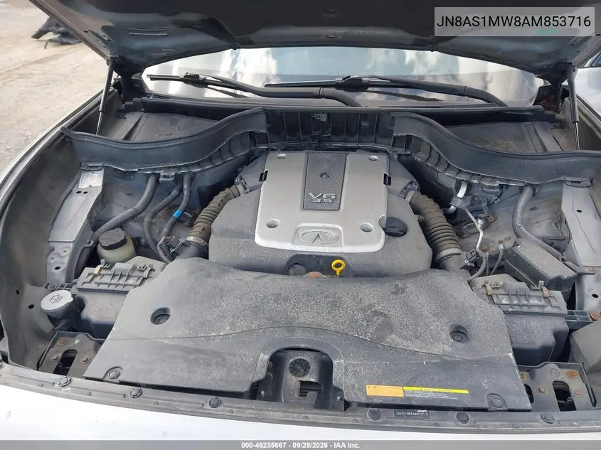2010 INFINITI FX VIN JN8AS1MW8AM853716 — фото 10