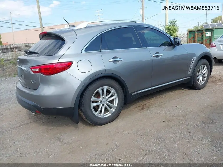 2010 INFINITI FX VIN JN8AS1MW8AM853716 — фото 4