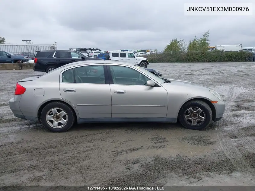 2003 INFINITI G VIN JNKCV51EX3M000976 — фото 13