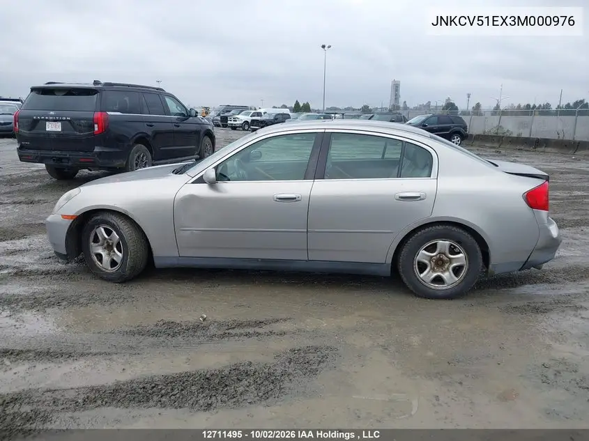 2003 INFINITI G VIN JNKCV51EX3M000976 — фото 14