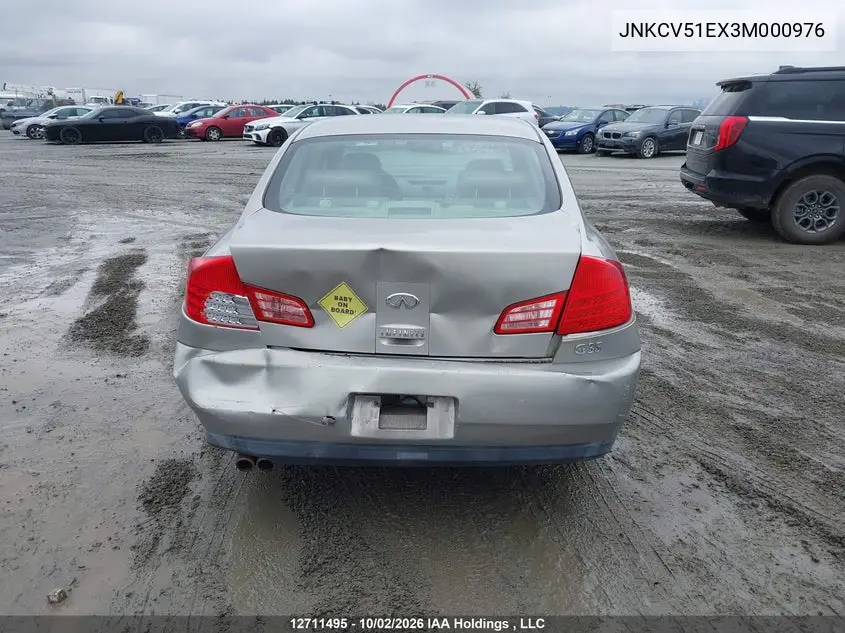 2003 INFINITI G VIN JNKCV51EX3M000976 — фото 16