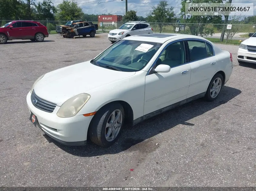 2003 INFINITI G VIN JNKCV51E73M024667 — фото 2