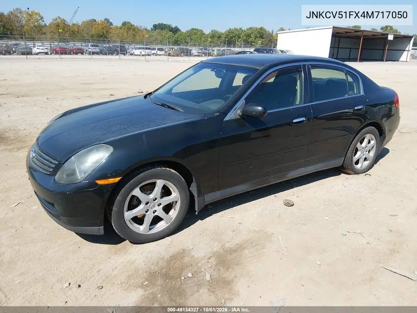 2004 INFINITI G VIN JNKCV51FX4M717050 — фото 2