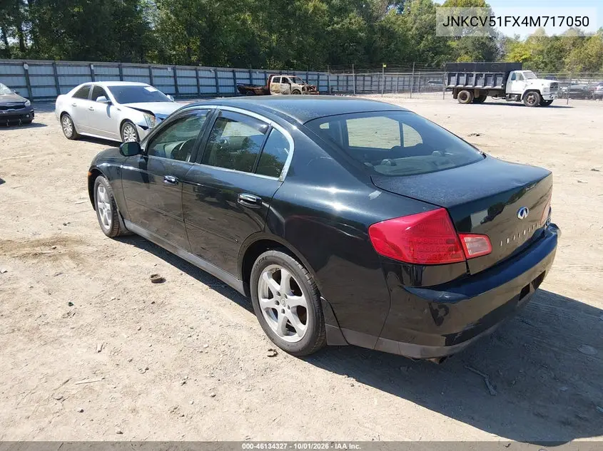 2004 INFINITI G VIN JNKCV51FX4M717050 — фото 3