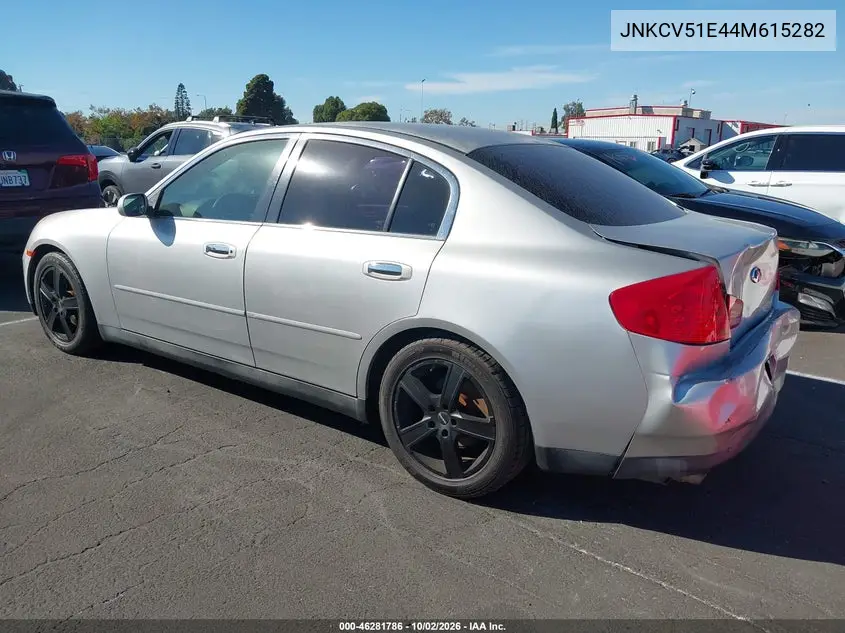 2004 INFINITI G VIN JNKCV51E44M615282 — фото 3