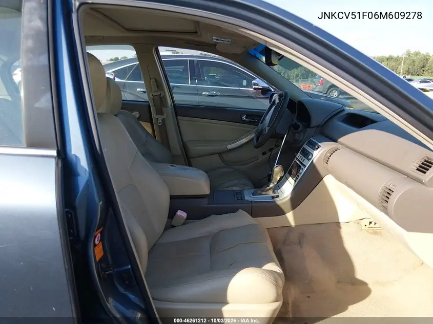 2006 INFINITI G VIN JNKCV51F06M609278 — фото 5