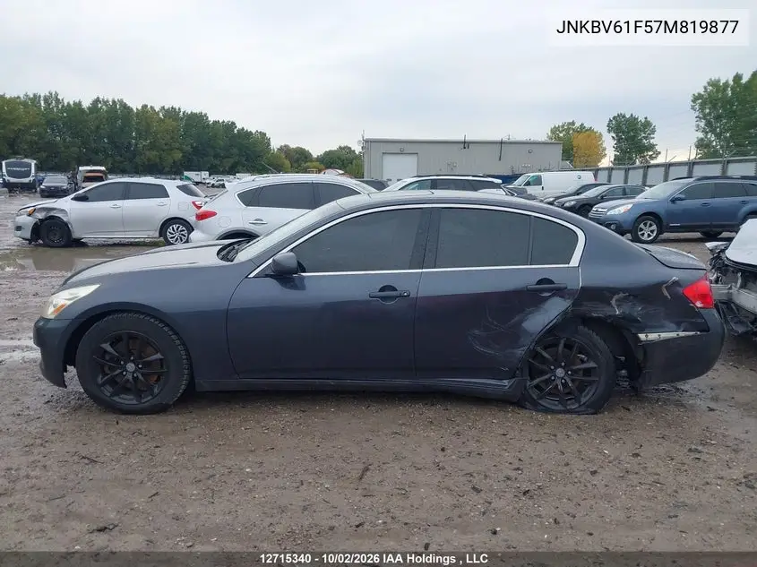 2007 INFINITI G VIN JNKBV61F57M819877 — фото 15