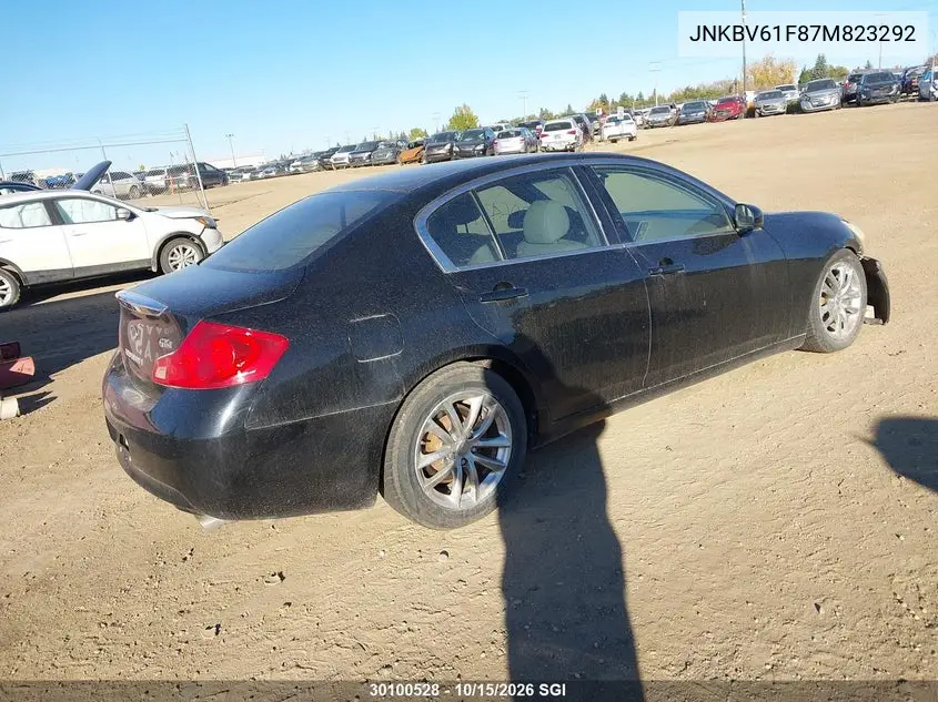 2007 INFINITI G VIN JNKBV61F87M823292 — фото 4