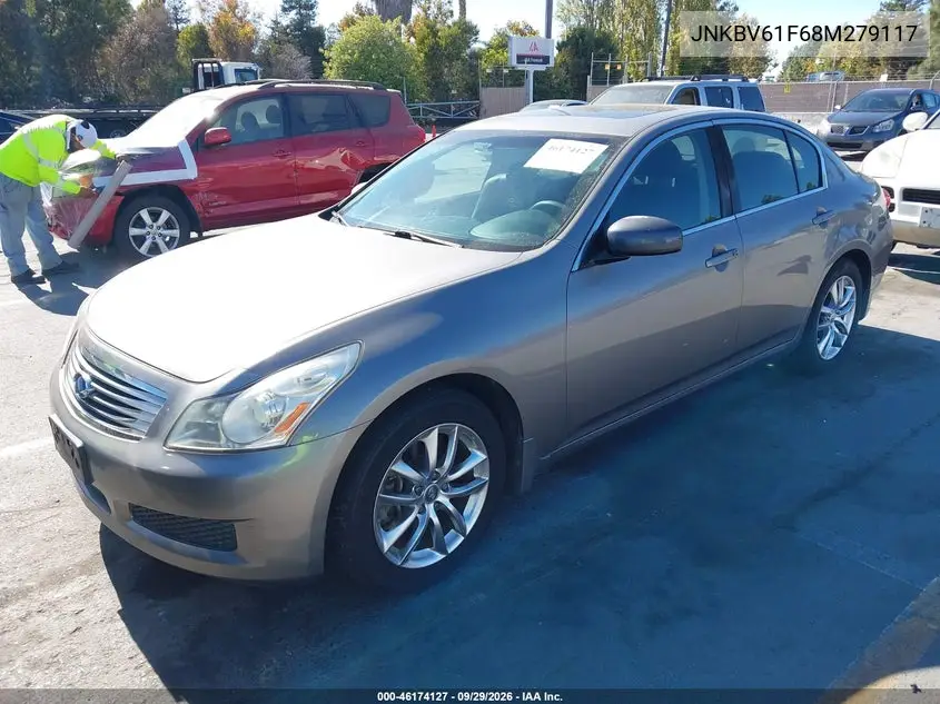 2008 INFINITI G VIN JNKBV61F68M279117 — фото 2