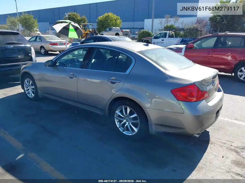2008 INFINITI G VIN JNKBV61F68M279117 — фото 3