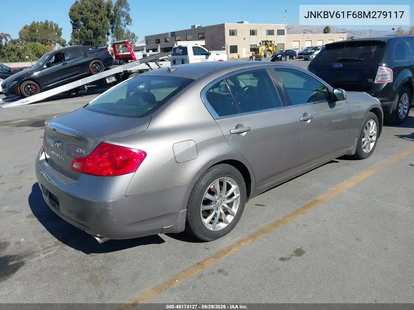 2008 INFINITI G VIN JNKBV61F68M279117 — фото 4