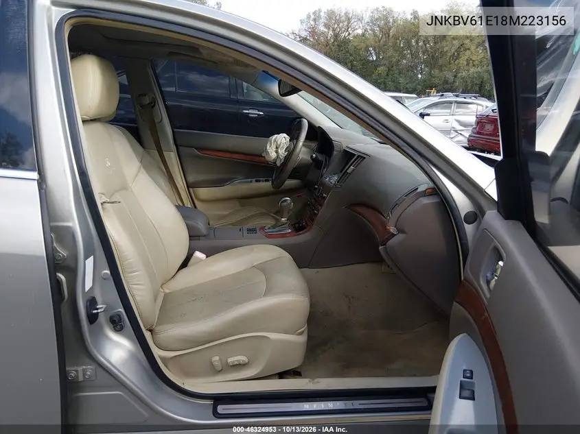 2008 INFINITI G VIN JNKBV61E18M223156 — фото 5
