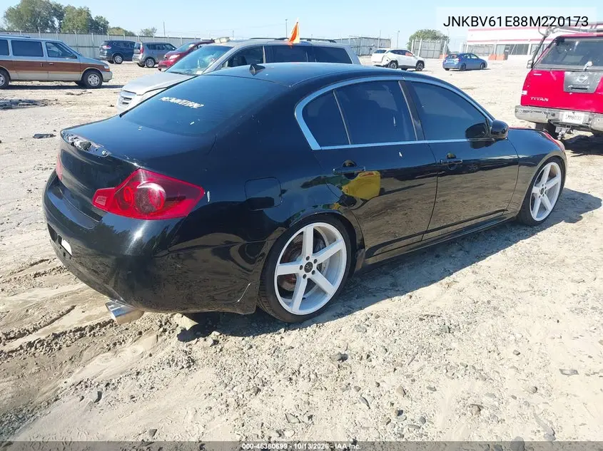 2008 INFINITI G VIN JNKBV61E88M220173 — фото 4
