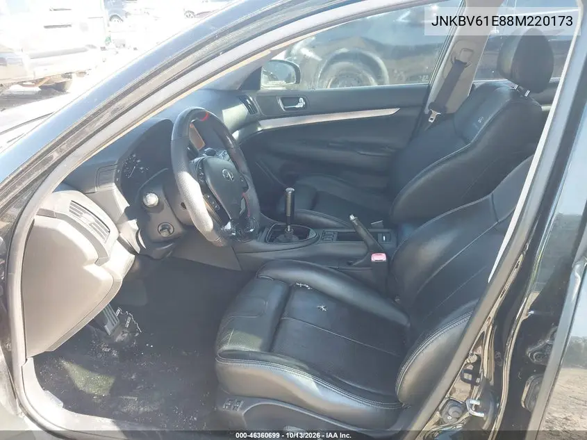 2008 INFINITI G VIN JNKBV61E88M220173 — фото 5
