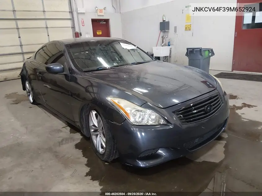 INFINITI G 2009, VIN JNKCV64F39M652924