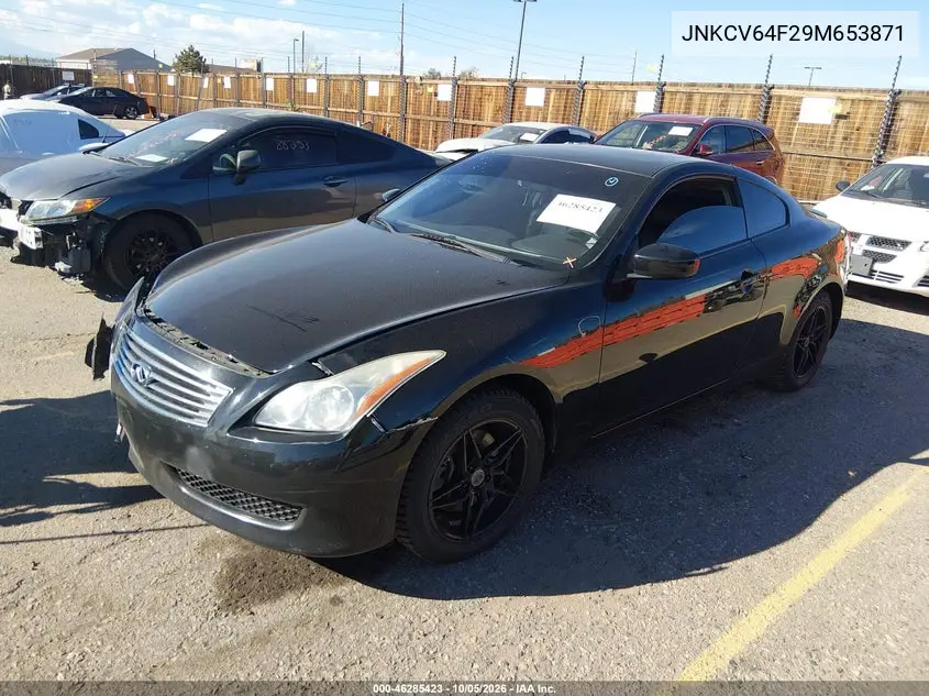 2009 INFINITI G VIN JNKCV64F29M653871 — фото 2