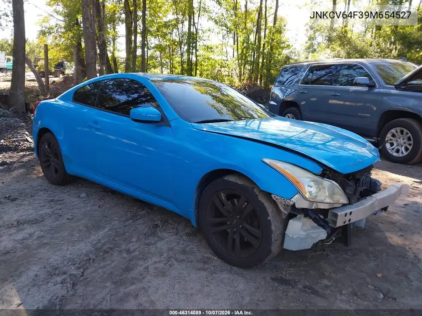 INFINITI G 2009, VIN JNKCV64F39M654527