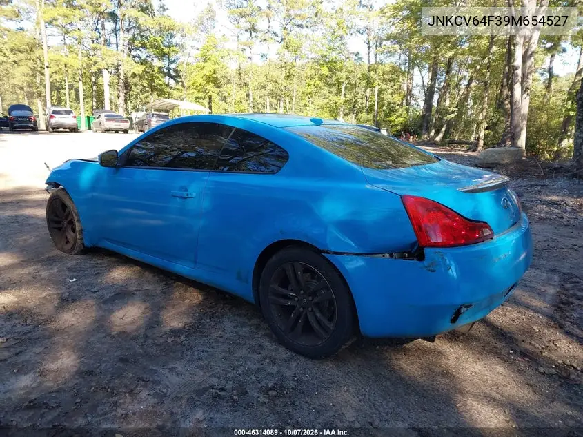 2009 INFINITI G VIN JNKCV64F39M654527 — фото 3