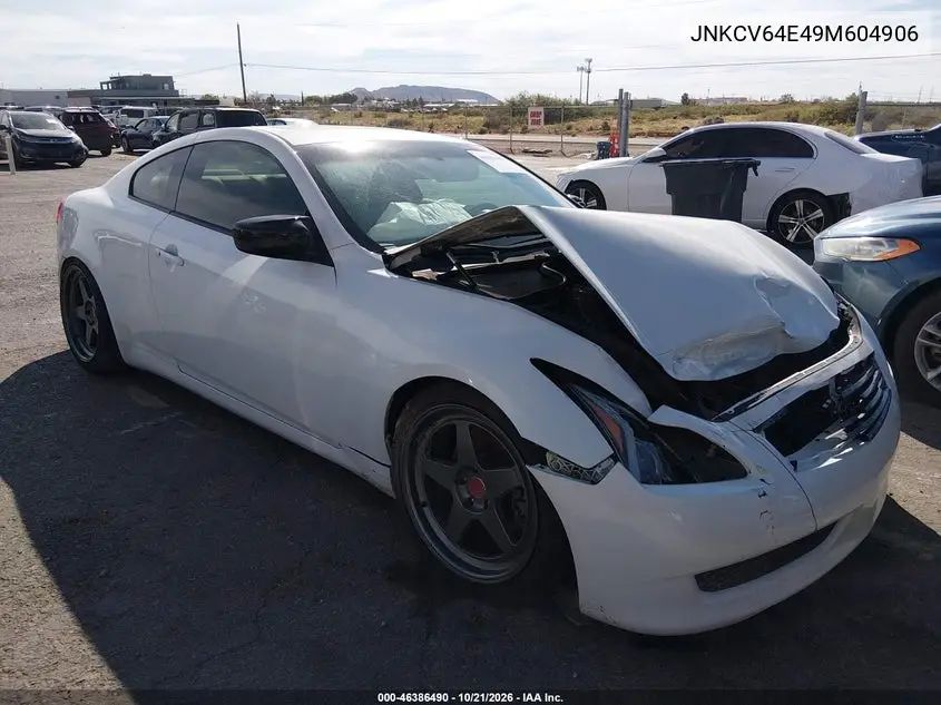 INFINITI G 2009, VIN JNKCV64E49M604906