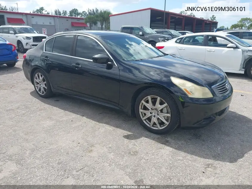 INFINITI G 2009, VIN JNKCV61E09M306101