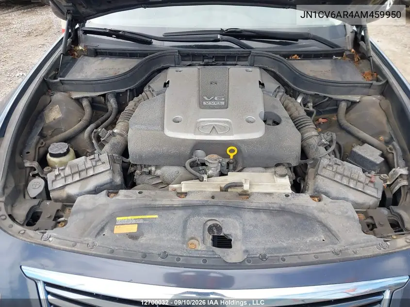 2010 INFINITI G VIN JN1CV6AR4AM459950 — фото 10