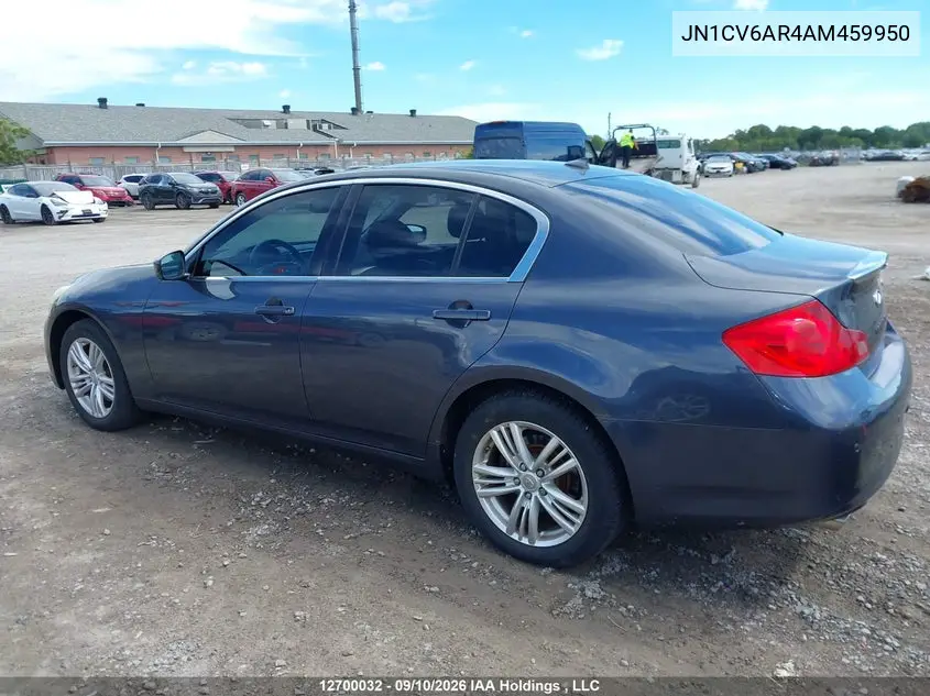 2010 INFINITI G VIN JN1CV6AR4AM459950 — фото 14