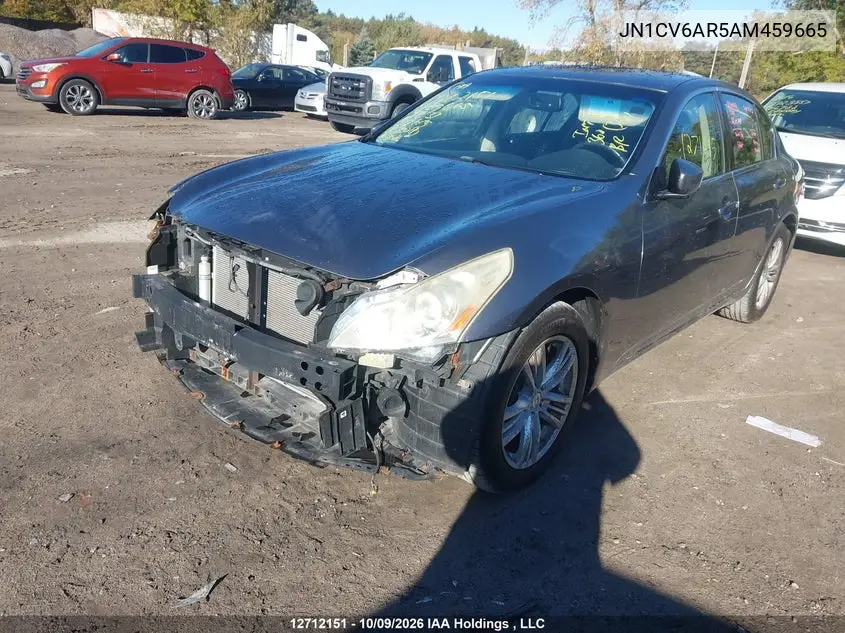 2010 INFINITI G VIN JN1CV6AR5AM459665 — фото 2