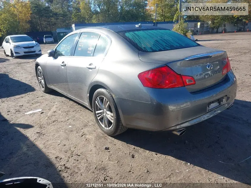 2010 INFINITI G VIN JN1CV6AR5AM459665 — фото 3