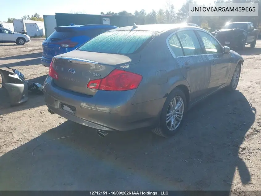 2010 INFINITI G VIN JN1CV6AR5AM459665 — фото 4